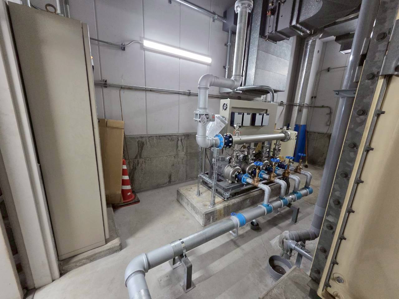 太田市新田文化会館・総合体育館コジェネ連携給水ポンプ改修工事